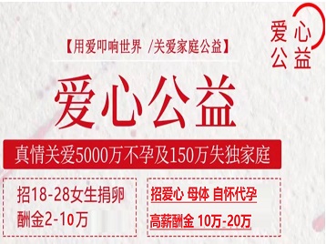 大庆市捐卵助孕生子 爱心志愿者招募